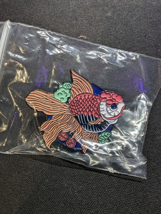 Fancy Goldfish Enamel Pin