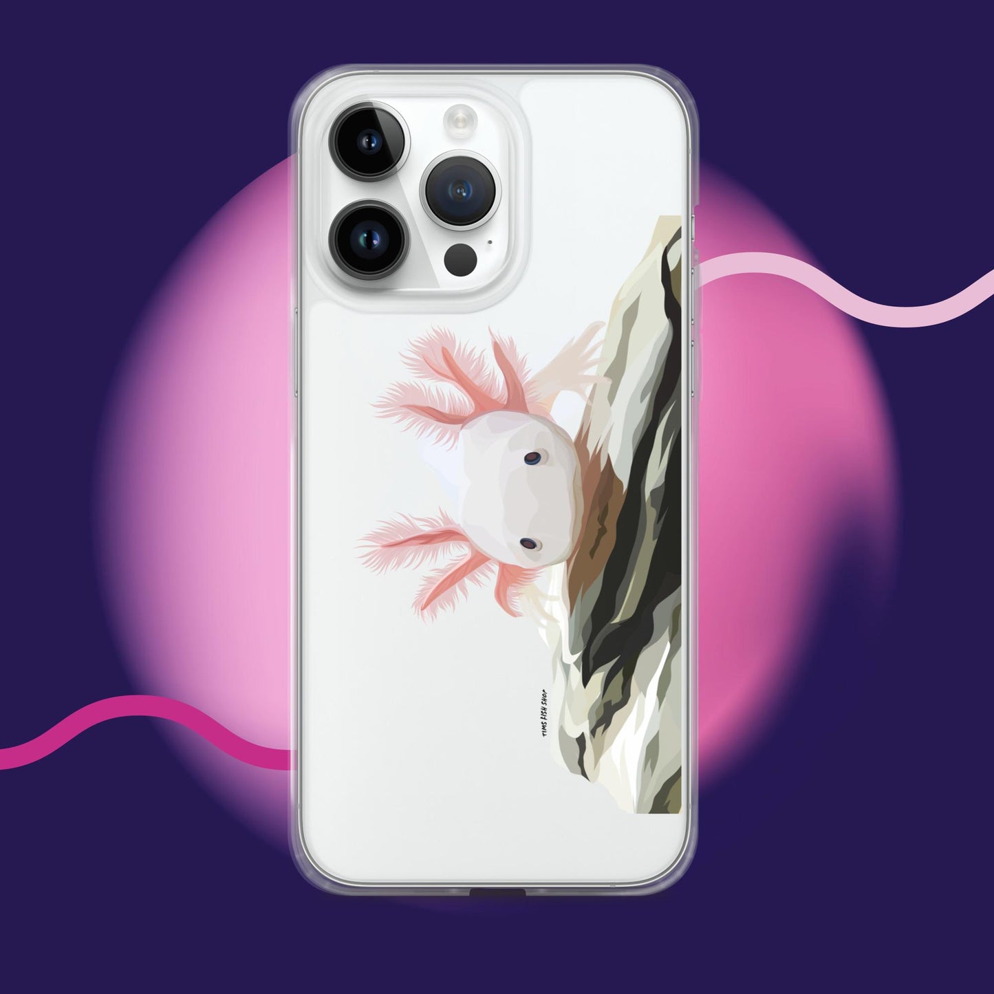 Clear Case for iPhone® - Axolotl