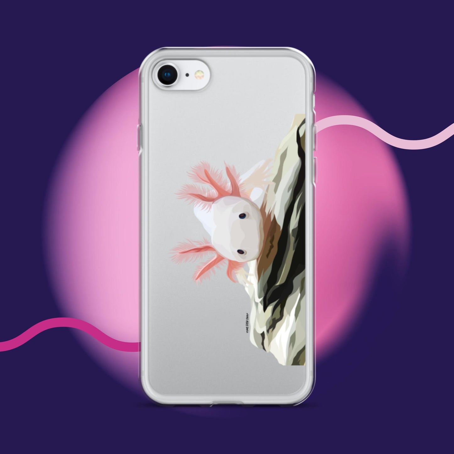 Clear Case for iPhone® - Axolotl